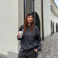 Two Piece Set in Grey - Comfy Dreams