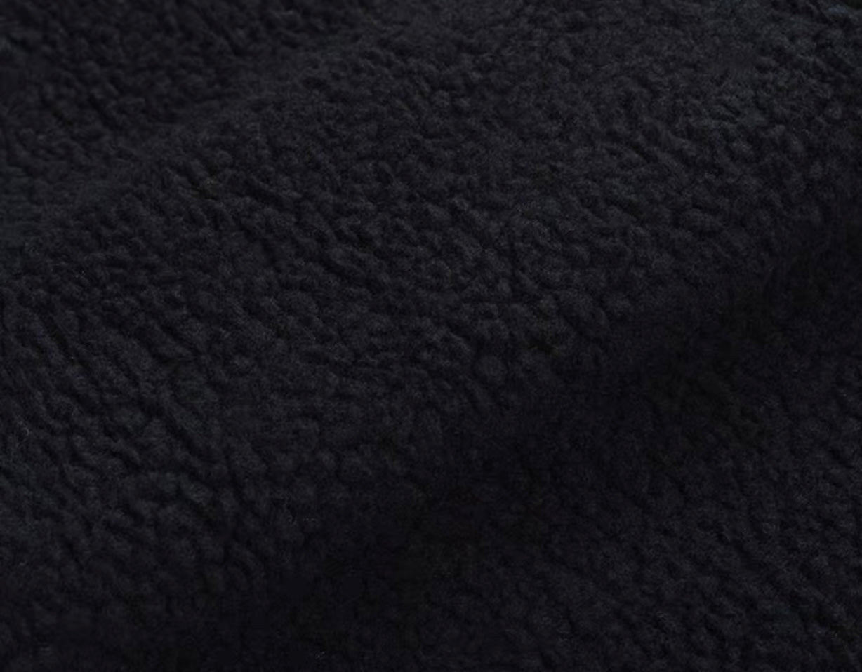 Baiboka Fluffy & Oversized Jumper Better Together - Black