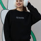 Baiboka Fluffy & Oversized Jumper Better Together - Black