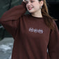 Baiboka Fluffy & Oversized Jumper Better Together - Chocolate