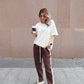 Baiboka 90's Baby Leisurewear Trousers - Brown