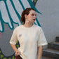 Baiboka  Minimalistic Oversized T-Shirt - Cream