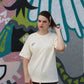 Baiboka  Minimalistic Oversized T-Shirt - Cream