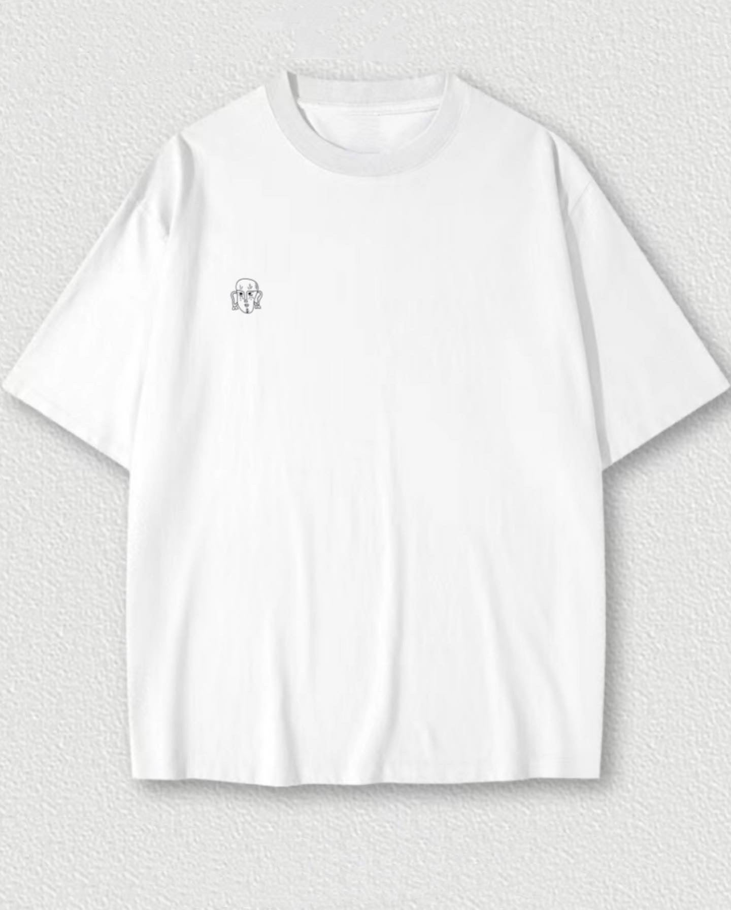 Baiboka  Minimalistic Oversized T-Shirt - White