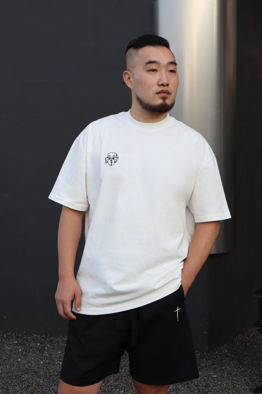 Baiboka  Minimalistic Oversized T-Shirt - White