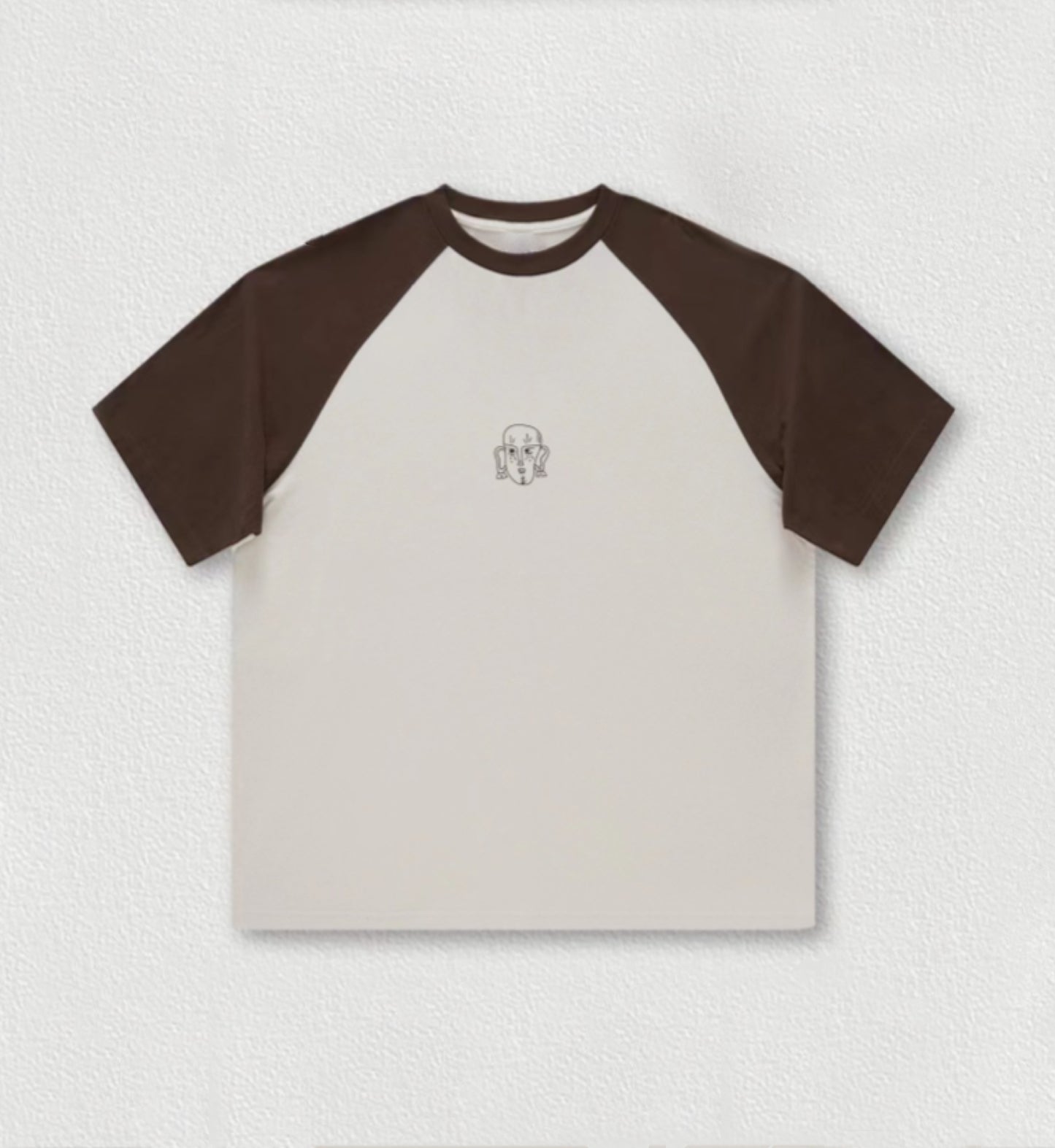 Baiboka Minimalistic Oversized T-Shirt – Chocolate